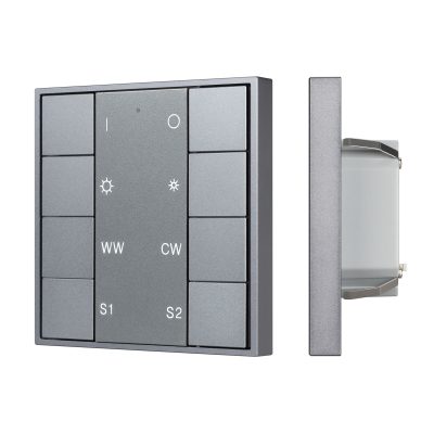 INTELLIGENT ARLIGHT Кнопочная панель DALI-201-23-1G-2SC-MIX-DT8-IN Silver