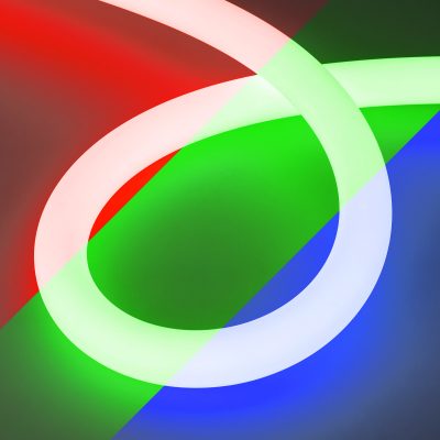 Лента герметичная MOONLIGHT-TOP-G280-D40mm 24V RGB 360deg