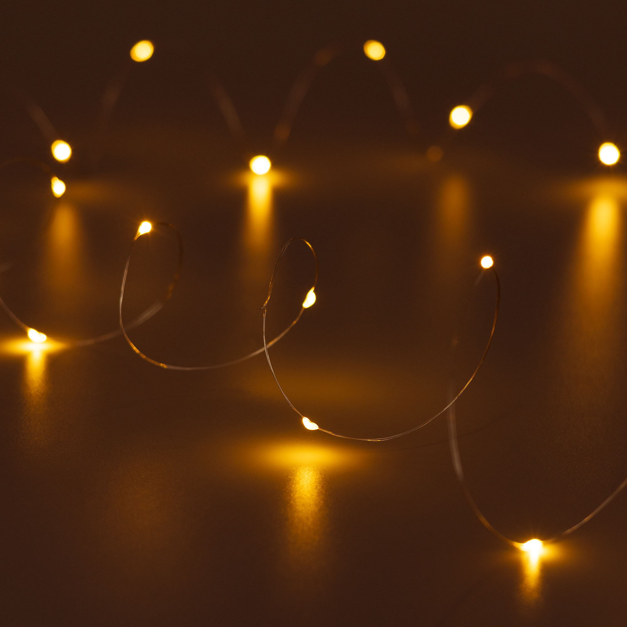 Светодиодная гирлянда ARD-DEW-HOME-2000-CLEAR-20LED-STD Orange