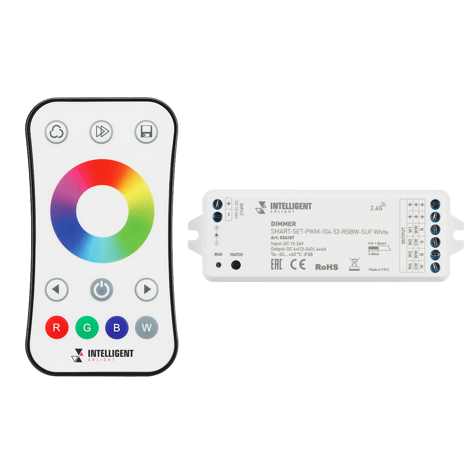 INTELLIGENT ARLIGHT Диммер SMART-SET-PWM-104-52-RGBW-SUF White