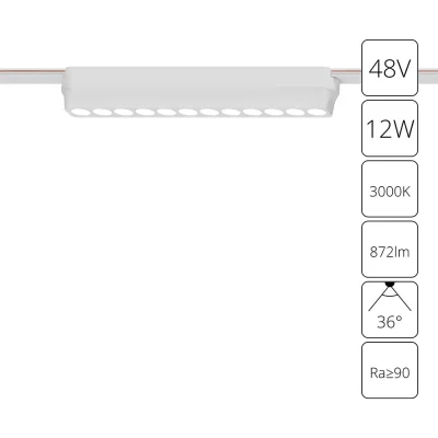 Магнитный трековый светильник Arte Lamp RAPID A1154PL-1WH