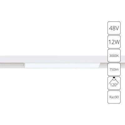 Магнитный трековый светильник Arte Lamp LINEA A4642PL-1WH