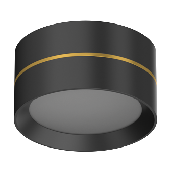 Накладной светодиодный светильник Ledron BARREL Black