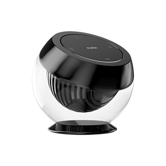 Кнопка на стеклянном держателе Crystal Smart Knob Black