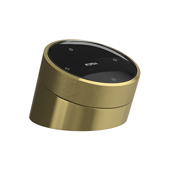 Кнопка на настольном держателе Table smart knob Gold