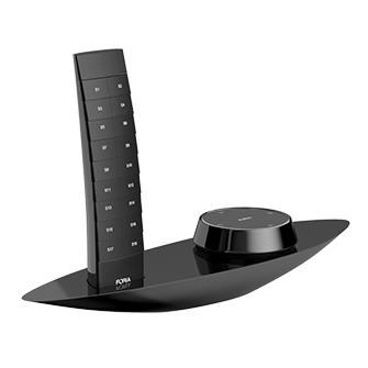 Пульт и кнопка на настольном держателе Table set Black