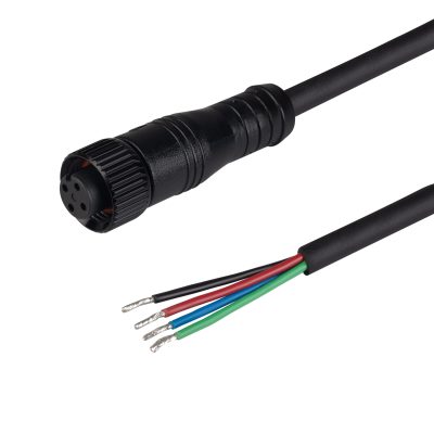 Коннектор питания ARL-WAVE-0612-RGB-CON-POWER-FEMALE-BLK