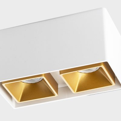 FASHION FX2 white + FASHION FXR gold - 2шт светильник потолочный