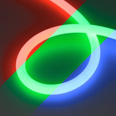 Лента герметичная MOONLIGHT-TOP-G280-D18mm 24V RGB 360deg