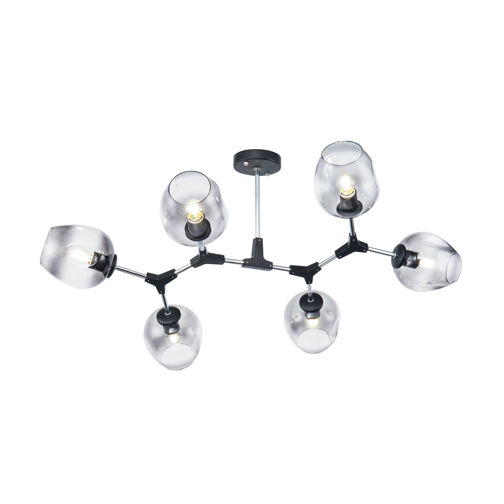 Люстра FR5006CL-06B Деси E27x6