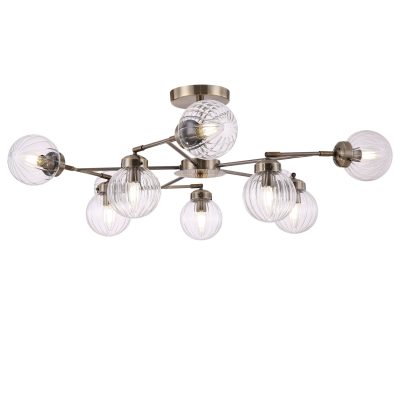 Люстра FR5041PL-08BS Маргаритка E14x8