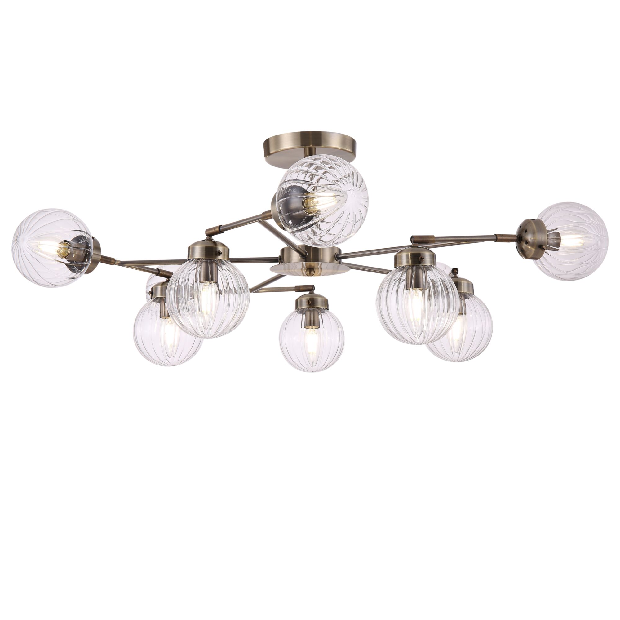 Люстра FR5041PL-08BS Маргаритка E14x8