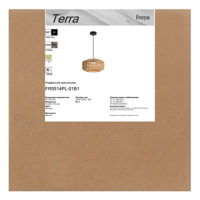 Подвесной светильник FR5514PL-01B1 Терра / Terra GX53x1