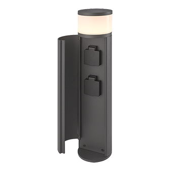 Уличная розетка Ledron с LED-подсветкой H3113-LED