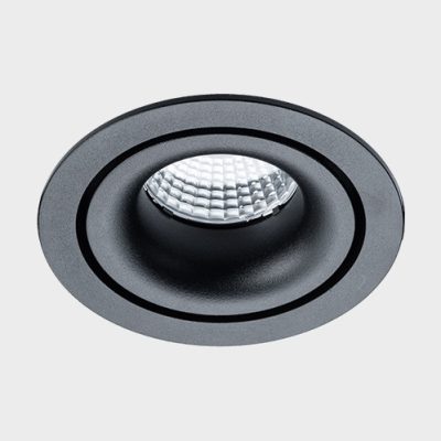 IT02-008 black светильник встраиваемый