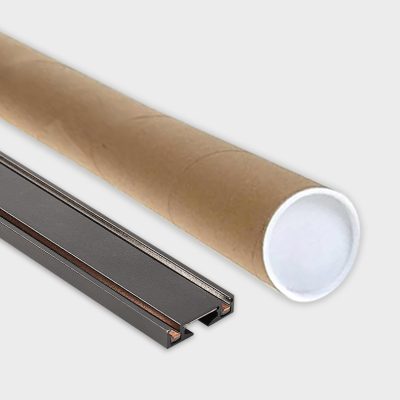 IT09-9020 black tube накладной магнитный шинопровод
