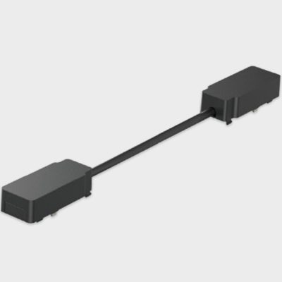 IT09-9027 black коннектор гибкий угловой