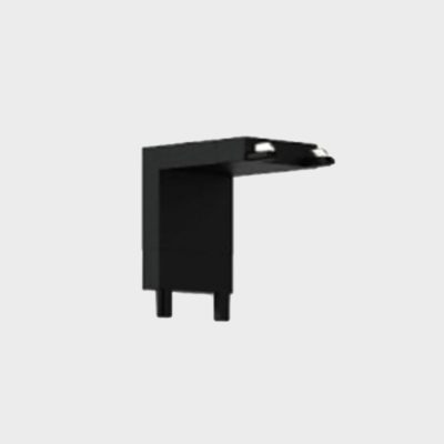 IT09-9032 black соединитель вертикальный угловой