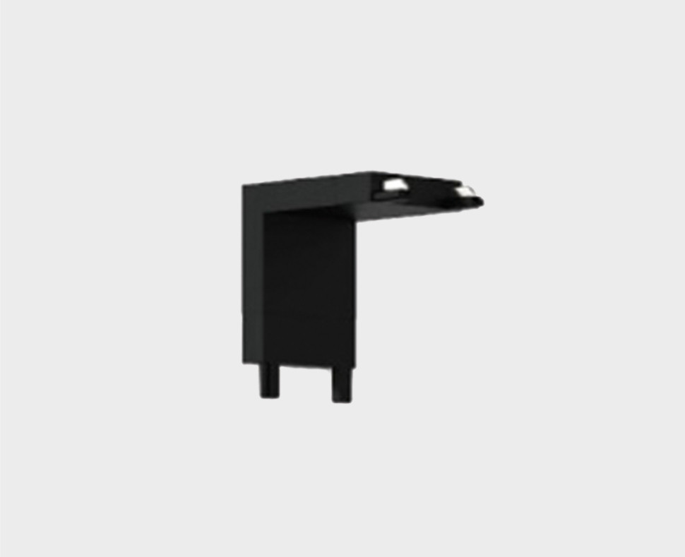 IT09-9032 black соединитель вертикальный угловой