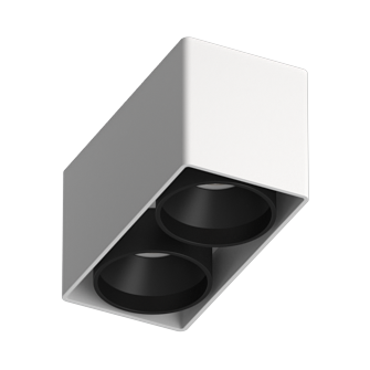 Накладной светильник под сменную лампу Ledron KEA 2 ED GU10 White-Black
