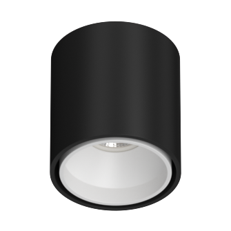 Накладной светильник под сменную лампу Ledron KEA R ED GU10 Black-White