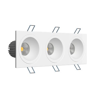 Встраиваемый светодиодный светильник Ledron LH07H-R SQ3 White 3000K TRIAC