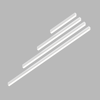 Накладной светодиодный светильник Ledron LINE GULAR 860 White 4000K