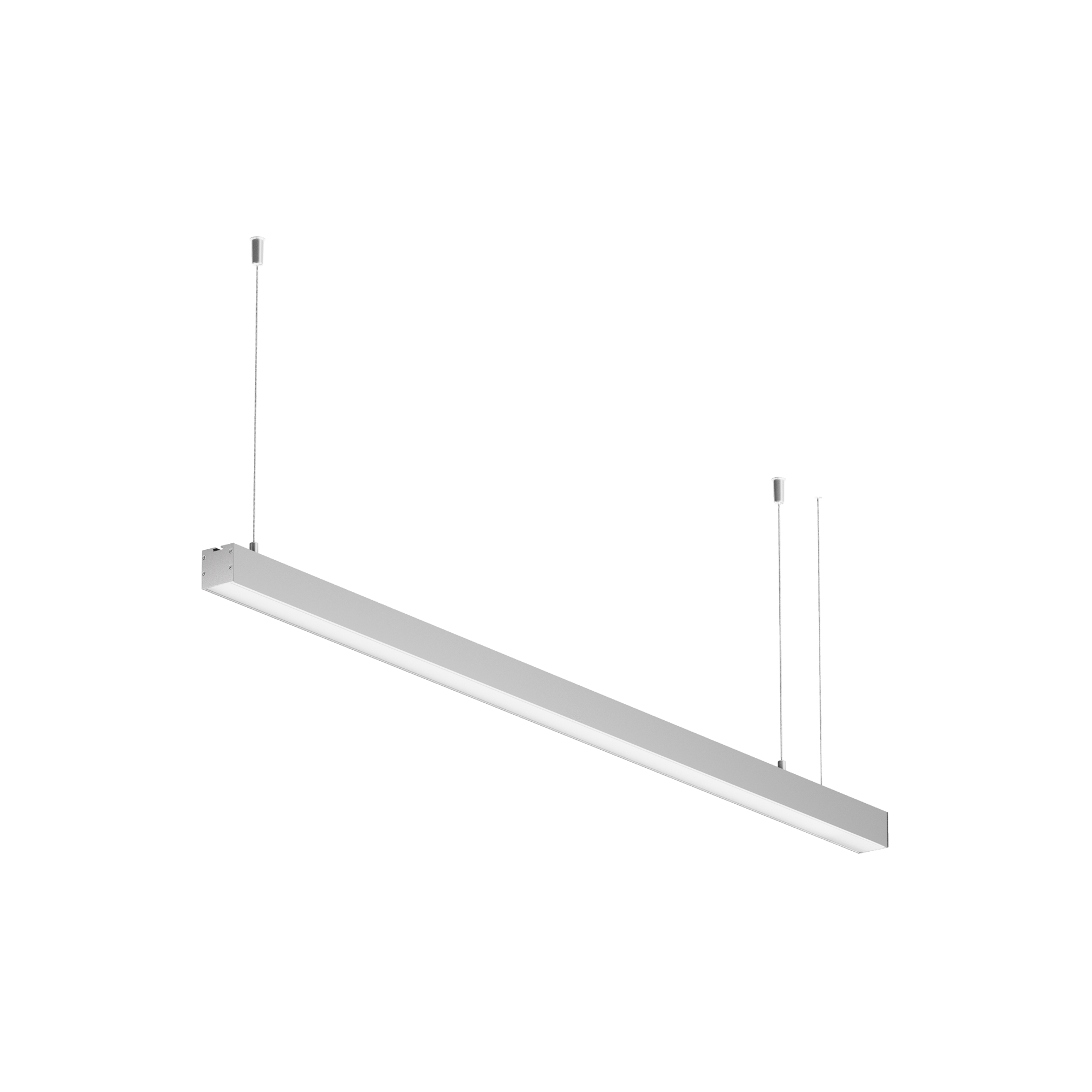 Линейный светильник подвесной 4000K 35x35 20 Вт (Серебро, 1 м) LL312004
