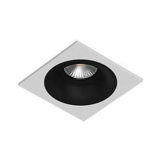 Встраиваемый светильник под сменную лампу Ledron MJ1003 SQ White-Black