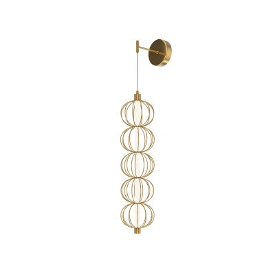 Настенный светильник (бра) Золотая клетка / Golden Cage 3000К 17Вт