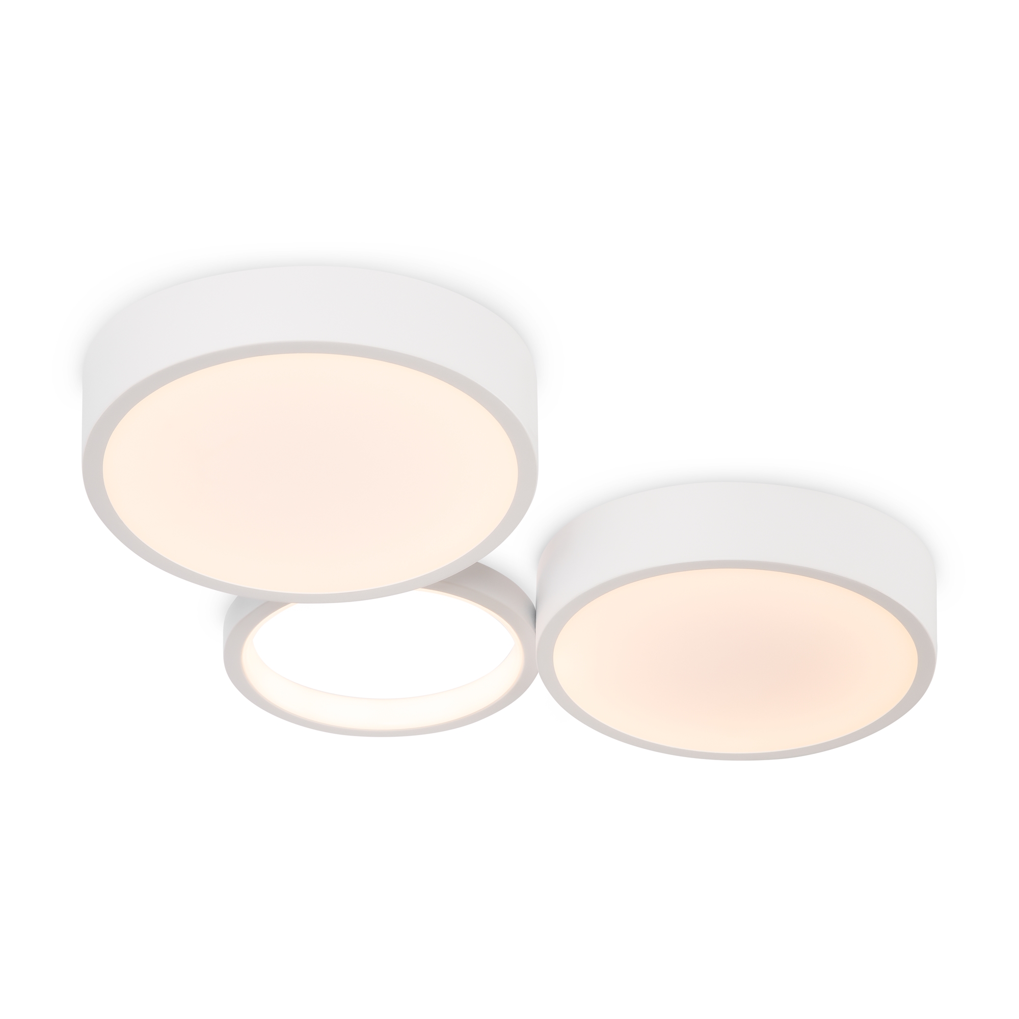 Потолочный светильник FR6080CL-L76W Молекула / Molecule 56 Вт LED с пультом ДУ