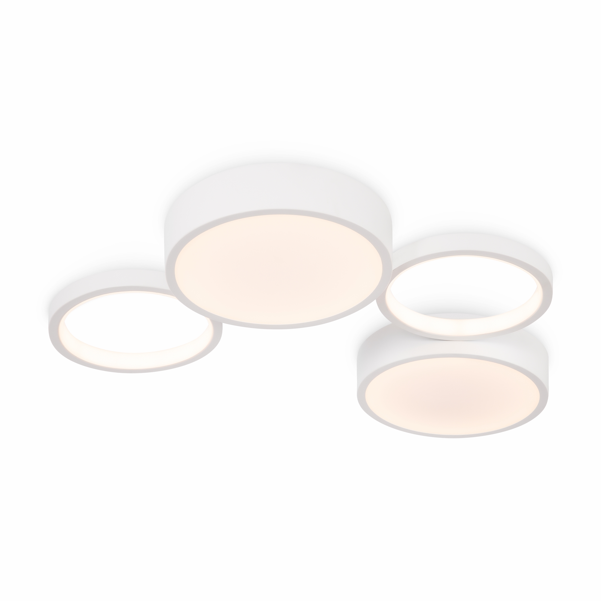 Потолочный светильник FR6080CL-L92W Молекула / Molecule 69 Вт LED с пультом ДУ