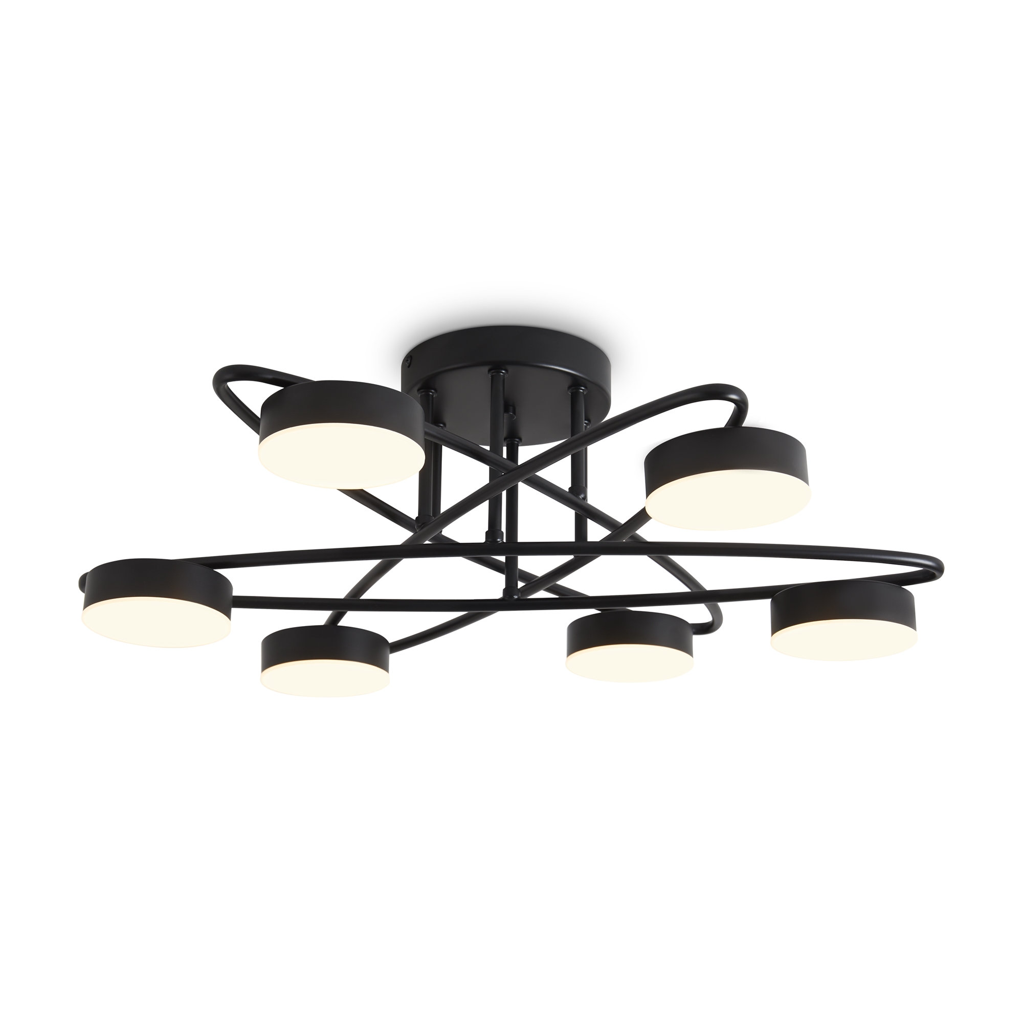 Люстра FR6155CL-L36B Вихрь / Vortex 36 Вт LED