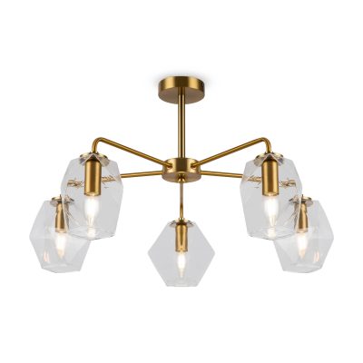 Люстра FR5177PL-05BS Измерение / Dimension E14x5