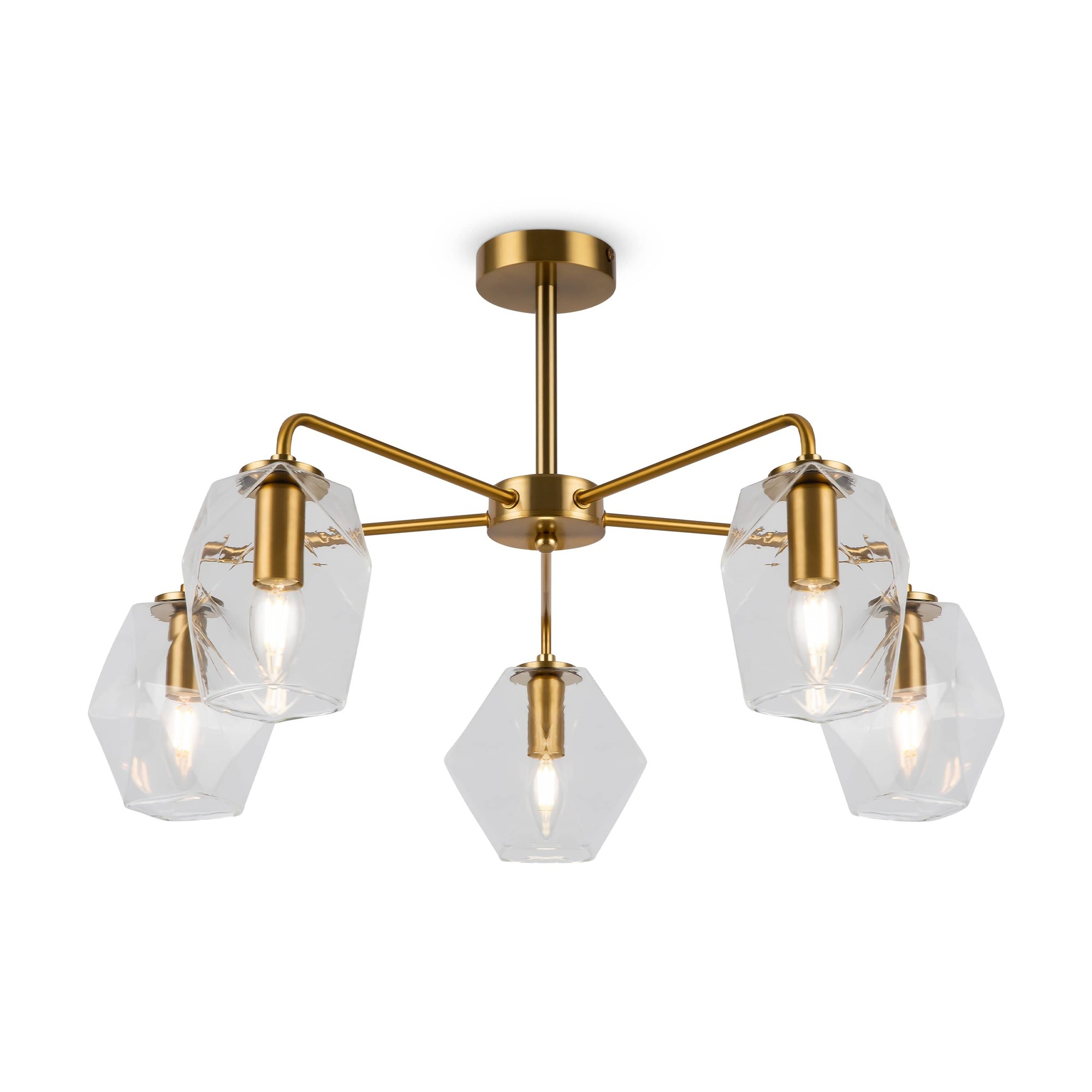 Люстра FR5177PL-05BS Измерение / Dimension E14x5