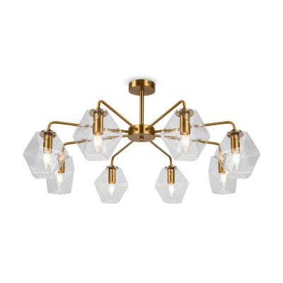 Люстра FR5177PL-08BS Измерение / Dimension E14x8