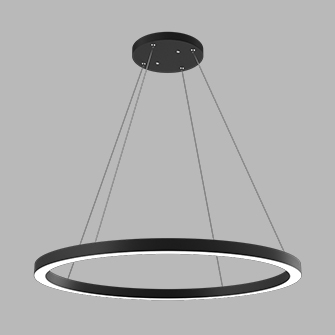 Подвесной светильник RING LINE R800 Black 3000K