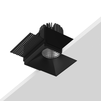 Встраиваемый светодиодный светильник Ledron RISE SQ H KIT1 LED 3K Black