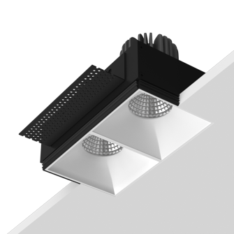 Встраиваемый светодиодный светильник Ledron RISE SQ H KIT2 LED 3K White