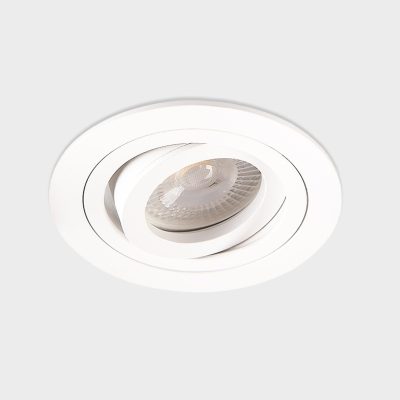 SAC021D white/white светильник встраиваемый поворотный