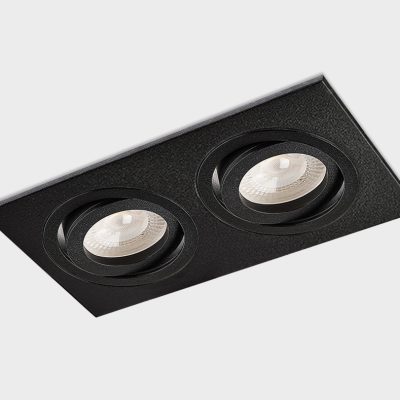 SAG203-4 black/black светильник встраиваемый поворотный