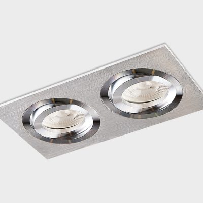 SAG203-4 silver/silver светильник встраиваемый поворотный