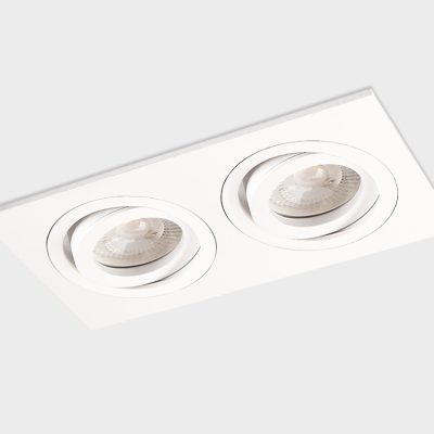 SAG203-4 white/white светильник встраиваемый поворотный