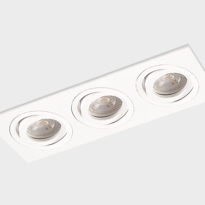 SAG303-4 white/white светильник встраиваемый поворотный