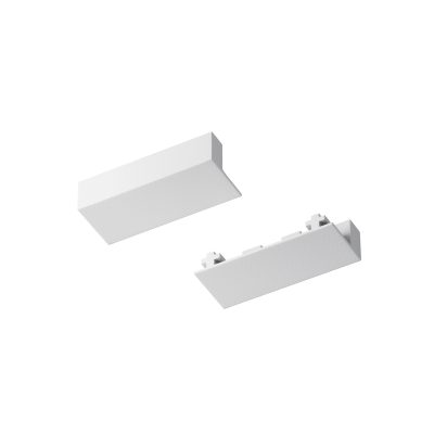 Комплект монтажный с заглушками Radity 2 штуки, белый TRA084EC-111W