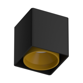 Накладной светильник под сменную лампу Ledron KEA ED GU10 Black-Gold