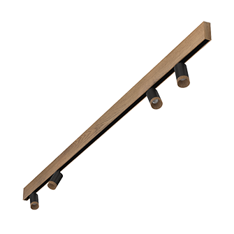 Магнитный трек Ledron АВД-5356-2500 Wooden Black