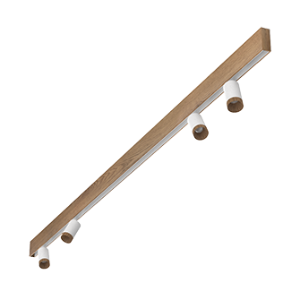 Магнитный трек Ledron АВД-5356-2500 Wooden White
