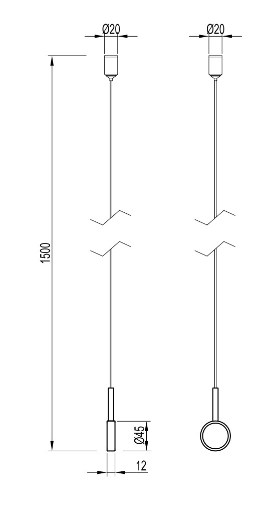 Подвес ART-APRIORI-HANG-TUBE-L1500