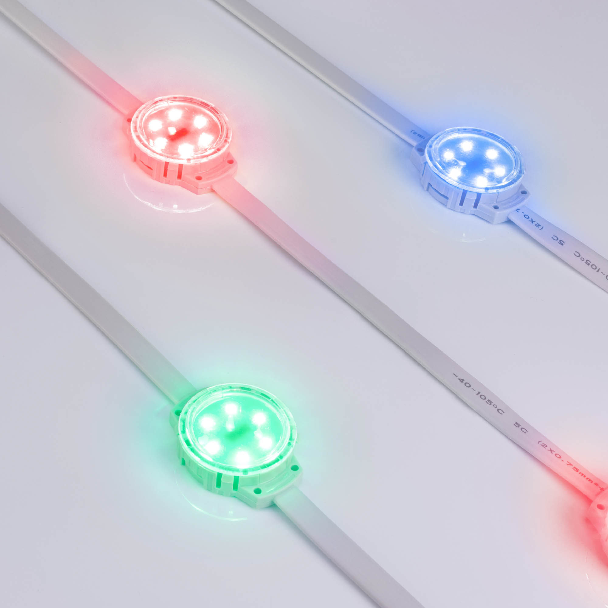 Модуль управляемый SOLEX-DMX-3535-6-24V RGB 120deg